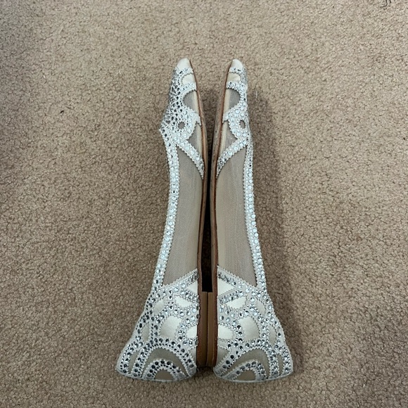 badgley mischka BHLDN gigi pointed toe flats - Picture 4 of 8